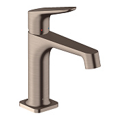 Axor Citterio M Смеситель для раковины на 1 отверстие с донным клапаном, цвет: шлифованный никель 34010820