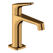 Axor Citterio M Смеситель для раковины на 1 отверстие с донным клапаном, цвет: полированное золото 34010990