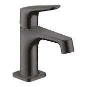 Axor Citterio M Смеситель для раковины на 1 отверстие с донным клап., цвет: шлифованный черный хром 34016340