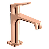 Axor Citterio M Смеситель для раковины на 1 отверстие с дон. клап., цвет: полирован. розовое золото 34017300