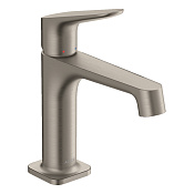 Axor Citterio M Смеситель для раковины на 1 отверстие с донным клапаном, цвет: нержавеющая сталь 34017800