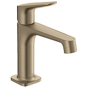 Axor Citterio M Смеситель для раковины на 1 отверстие с донным клапаном, цвет: шлифованный никель 34017820