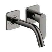 Axor Citterio M Смеситель для раковины встраиваемый внешняя часть, с д/к, цвет: полир. черный хром 34113330