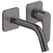 Axor Citterio M Смеситель для раковины встраиваемый внешняя часть, с д/к, цвет: шлиф. черный хром 34113340