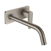 Axor Citterio M Смеситель для раковины встраиваемый внешняя часть, с д/к, цвет: нержавеющая сталь 34115800