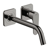 Axor Citterio M Смеситель для раковины встраиваемый, внешняя часть, с д/к, цвет: полир. черный хром 34116330