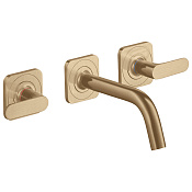 Axor Citterio M Смеситель для раковины встраиваемый внешняя часть, с д/к, цвет: шлифованная бронза 34313140