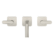 Axor Citterio M Смеситель для раковины встраиваемый внешняя часть, с д/к, цвет: нержавеющая сталь 34313800