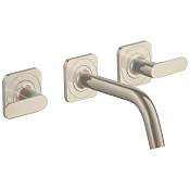 Axor Citterio M Смеситель для раковины встраиваемый внешняя часть, с д/к, цвет: шлифованный никель 34313820