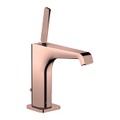 Axor Citterio E Смеситель для раковины на 1 отверстие с дон. клап., цвет: полирован. розовое золото 36100300