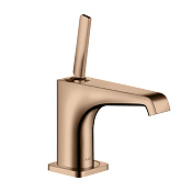 Axor Citterio E Смеситель для раковины на 1 отверстие с дон. кл., цвет: полированное розовое золото 36102300