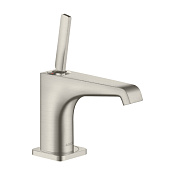 Axor Citterio E Смеситель для раковины на 1 отверстие с донным клапаном, цвет: нержавеющая сталь 36102800