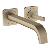 Axor Citterio E Смеситель для раковины встраиваемый внешняя часть, с д/к, цвет: шлифованный никель 36106820