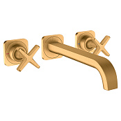 Axor Citterio E Смеситель для раковины встраиваемый внешняя часть, с д/к, цвет: шлифованное золото 36107250