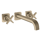 Axor Citterio E Смеситель для раковины встраиваемый внешняя часть, с д/к, цвет: шлифованный никель 36107820