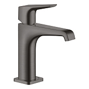 Axor Citterio E Смеситель для раковины на 1 отверстие с донным клап., цвет: шлифованный черный хром 36111340