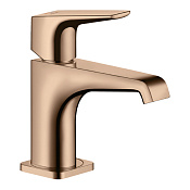 Axor Citterio E Смеситель для раковины на 1 отверстие с дон. кл., цвет: полированное розовое золото 36112300