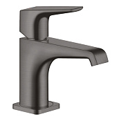 Axor Citterio E Смеситель для раковины на 1 отверстие с донным клап., цвет: шлифованный черный хром 36112340