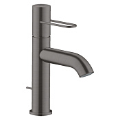 Axor Uno Смеситель для раковины на 1 отверстие с донным клапаном, цвет: шлифованный черный хром 38023340