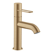 Axor Uno Смеситель для раковины на 1 отверстие с донным клапаном, цвет: шлифованная бронза 38026140