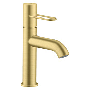 Axor Uno Смеситель для раковины на 1 отверстие с донным клапаном, цвет: шлифованная латунь 38026950