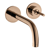 Axor Uno Смеситель для раковины встраиваемый, внешняя часть, с д/к, цвет: полир. красное золото 38116300