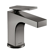 Axor Citterio Смеситель для раковины на 1 отверстие с донным клап., цвет: полированный черный хром 39001330