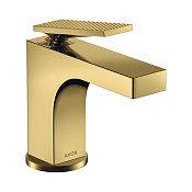 Axor Citterio Смеситель для раковины на 1 отверстие с донным клапаном, цвет: полированное золото 39001990