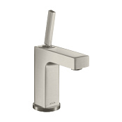 Axor Citterio Смеситель для раковины на 1 отверстие с донным клапаном, цвет: нержавеющая сталь 39010800