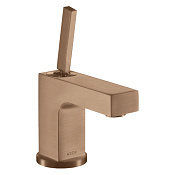 Axor Citterio Смеситель для раковины на 1 отверстие с донным клап., цвет: шлифованное розовое золото 39015310