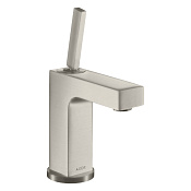 Axor Citterio Смеситель для раковины на 1 отверстие с донным клапаном, цвет: нержавеющая сталь 39018800