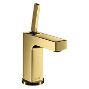 Axor Citterio Смеситель для раковины на 1 отверстие с донным клапаном, цвет: полированное золото 39018990