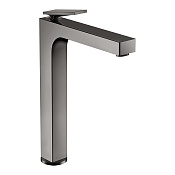 Axor Citterio Смеситель для раковины высокий на 1 отверстие с д/к, цвет: полированный черный хром 39021330