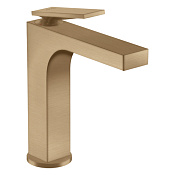 Axor Citterio Смеситель для раковины на 1 отверстие с донным клапаном, цвет: шлифованная бронза 39024140