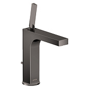 Axor Citterio Смеситель для раковины на 1 отверстие с донным клап., цвет: полированный черный хром 39031330