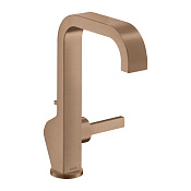 Axor Citterio Смеситель для раковины высокий на 1 отверстие с д/к, цвет: шлифованное розовое золото 39034310