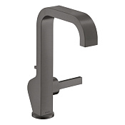 Axor Citterio Смеситель для раковины высокий на 1 отверстие с д/к, цвет: шлифованный черный хром 39034340