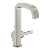 Axor Citterio Смеситель для раковины высокий на 1 отверстие с донным клап., цвет: нержавеющая сталь 39034800