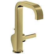 Axor Citterio Смеситель для раковины высокий на 1 отверстие с дон. клап., цвет: полированное золото 39034990