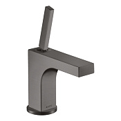 Axor Citterio Смеситель для раковины на 1 отверстие с донным клапаном, цвет: шлифованный черный хром 39035340