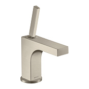 Axor Citterio Смеситель для раковины на 1 отверстие с донным клапаном, цвет: шлифованный никель 39035820