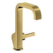 Axor Citterio Смеситель для раковины высокий на 1 отверстие с дон. клап., цвет: полированное золото 39037990