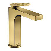 Axor Citterio Смеситель для раковины на 1 отверстие с донным клапаном, цвет: полированное золото 39071990