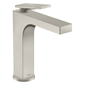 Axor Citterio Смеситель для раковины на 1 отверстие с донным клапаном, цвет: нержавеющая сталь 39081800