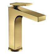 Axor Citterio Смеситель для раковины на 1 отверстие с донным клапаном, цвет: полированное золото 39081990