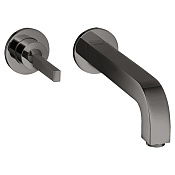 Axor Citterio Смеситель для раковины встраиваемый внешняя часть, с д/к, цвет: полирован. черный хром 39113330