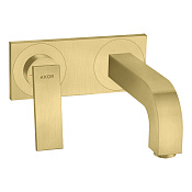 Axor Citterio Смеситель для раковины встраиваемый внешняя часть, с дон. клап., цвет: шлифован. медь 39119950