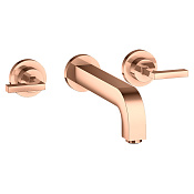 Axor Citterio Смеситель для раковины встраиваемый, внеш. часть, с д/к, цвет: полир. красное золото 39147300