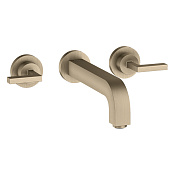 Axor Citterio Смеситель для раковины встраиваемый внешняя часть, с д/к, цвет: шлифованный никель 39147820