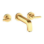 Axor Citterio Смеситель для раковины встраиваемый внешняя часть, с д/к, цвет: шлифованное золото 39147990